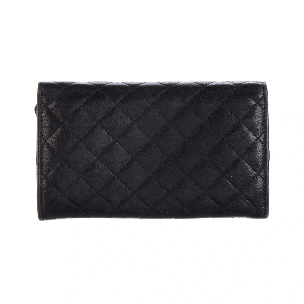 MOSCHINO Women’s Black Compact Wallet